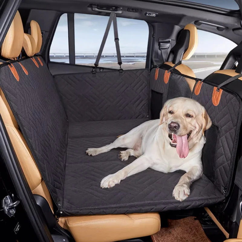 Winter Removable Car Seat Cover Back Seat Extension Dog Pad Waterproof Scratch Proof Nonslip Hammock Rear Seat Cushion for Pet